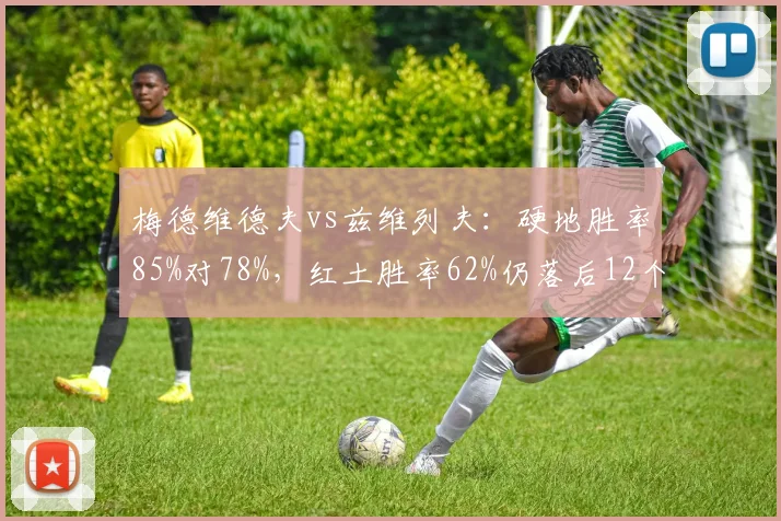 梅德维德夫vs兹维列夫：硬地胜率85%对78%，红土胜率62%仍落后12个百分点